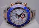 Rolex Yacht-Master II Replica: 2-Tone Rose Gold Blue Ceramic Bezel 44mm